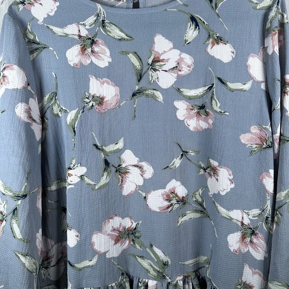Women’s Floral Long Sleeve Dress Size Large - Picture 3 of 11